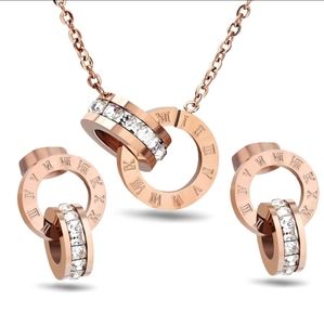 Rose Gold Jewelry Set